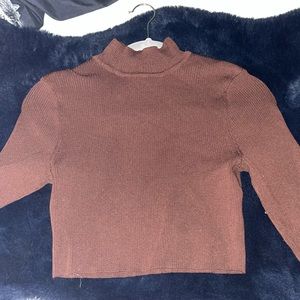 Cropped Turtleneck